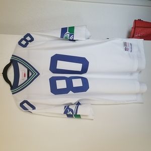 Steve Largent #80 Seattle Seahawks Throwback Jersey Men's 2XL